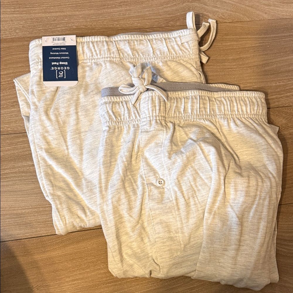 George Men’s Solid Knit Pajama Pants XL